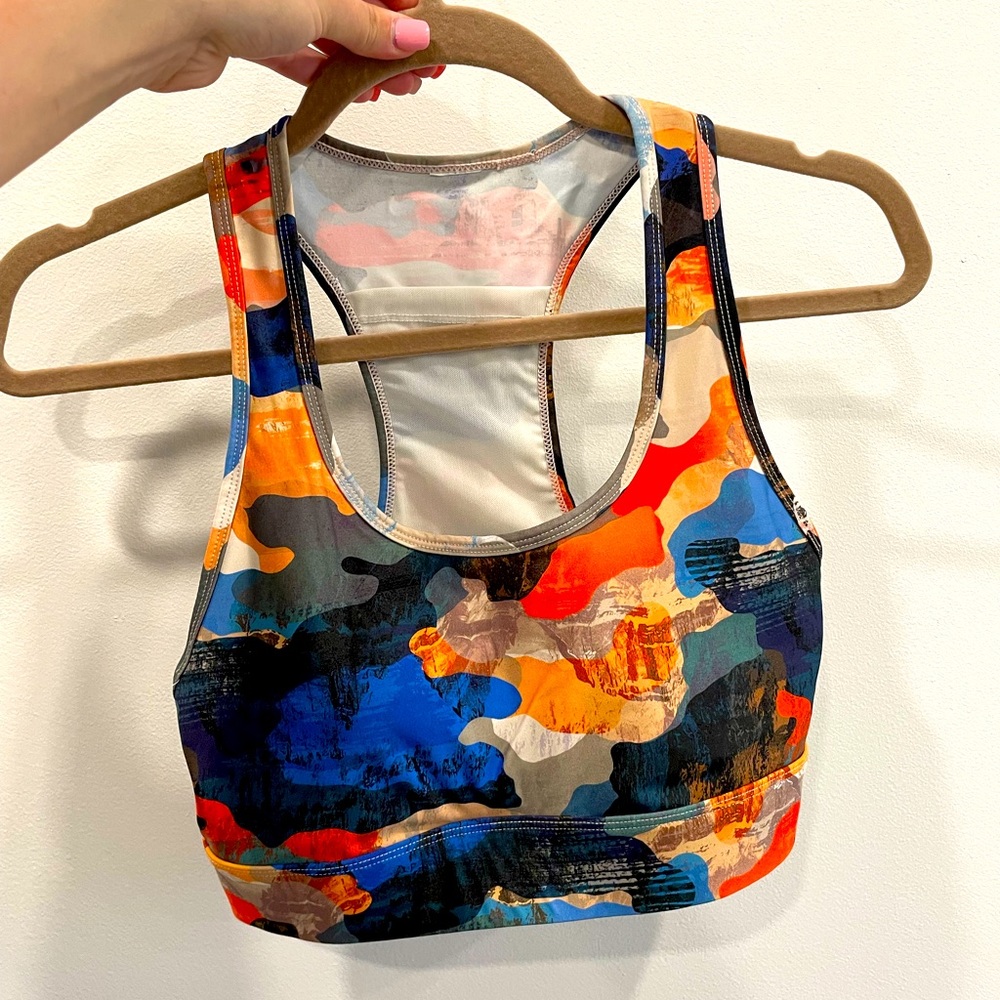 Sports bra from Fabletics…gently worn. The size is too small for me
